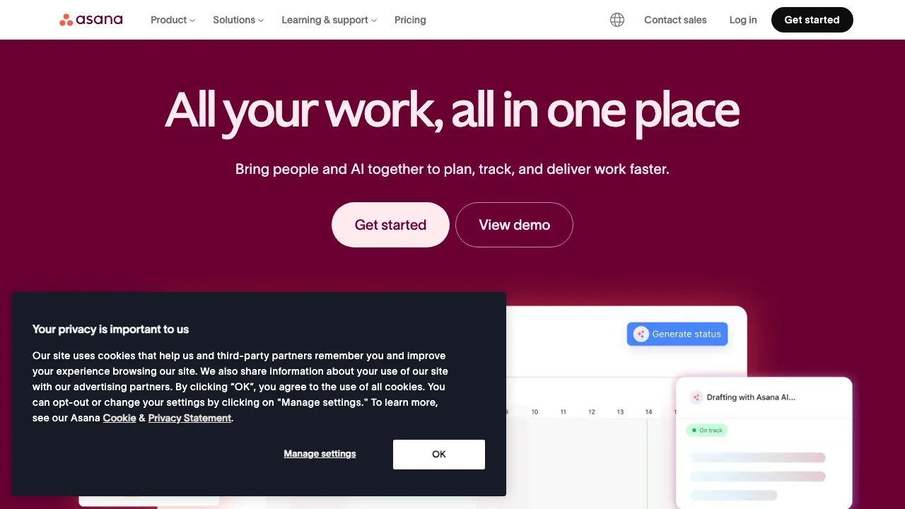 Asana main image