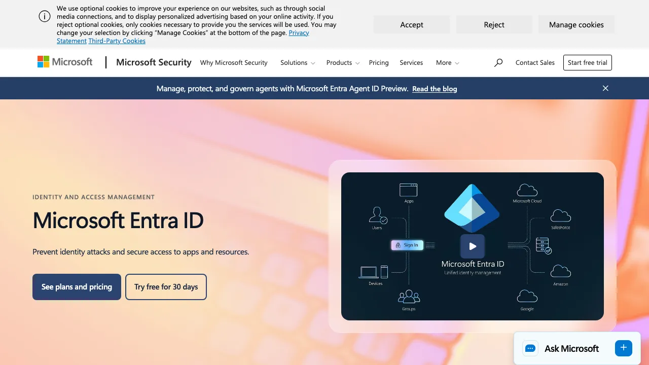 Microsoft Entra ID main image